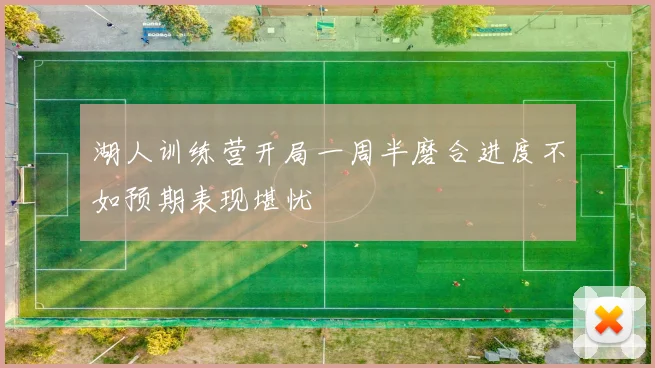 湖人训练营开局一周半磨合进度不如预期表现堪忧
