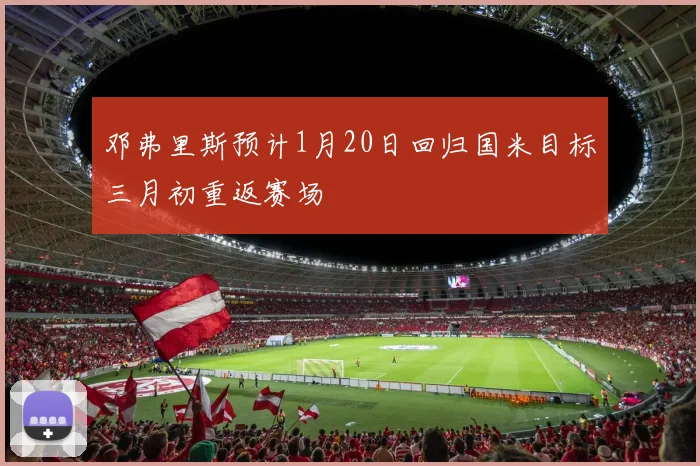 邓弗里斯预计1月20日回归国米目标三月初重返赛场
